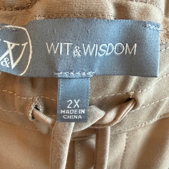 NWT Wit & Wisdom Drawstring Knit Pants - Picture 2 of 11